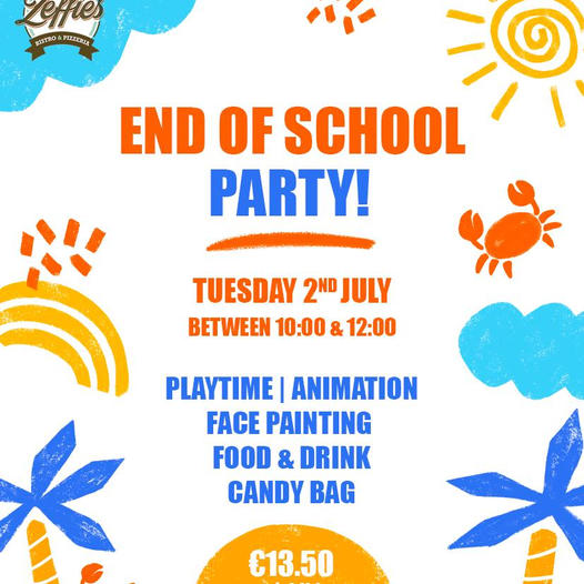 End of School Party 02/07 10am